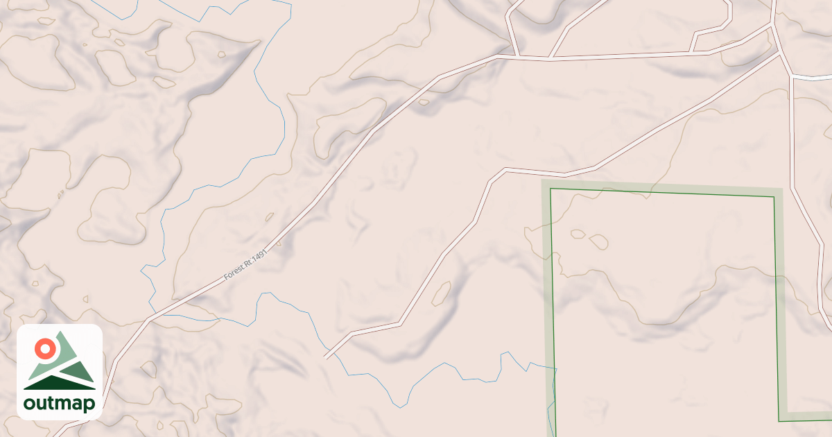 Map of CLOVER LAKE SPUR B