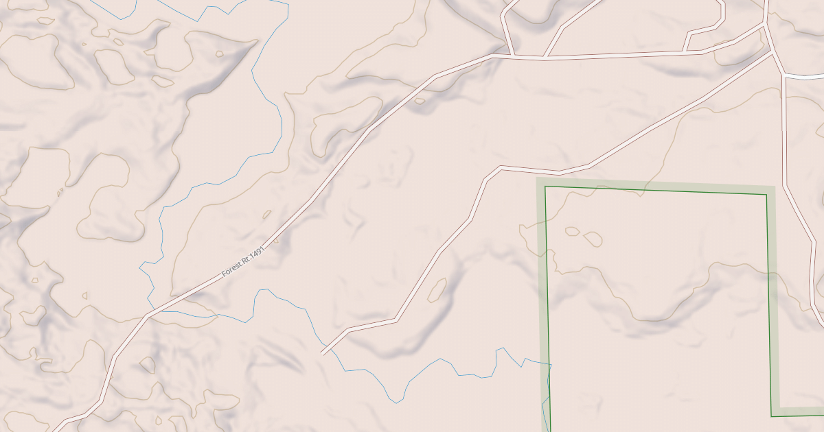 Map preview of CLOVER LAKE SPUR B