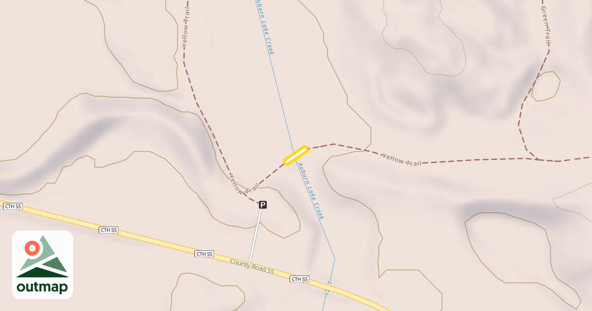 Map of Yellow Trail