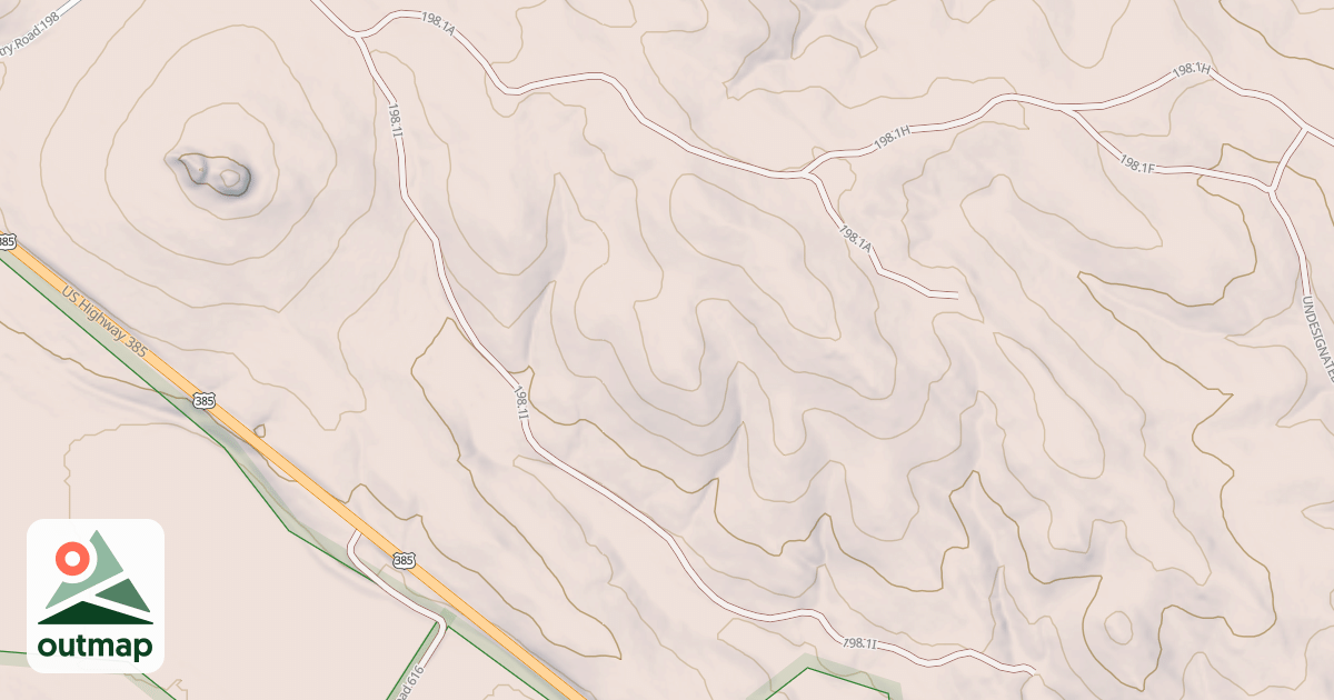 Map of BENCHMARK BR 1I