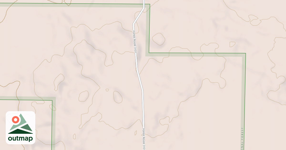 Map of HEADQUARTERS DRIVE SPUR B
