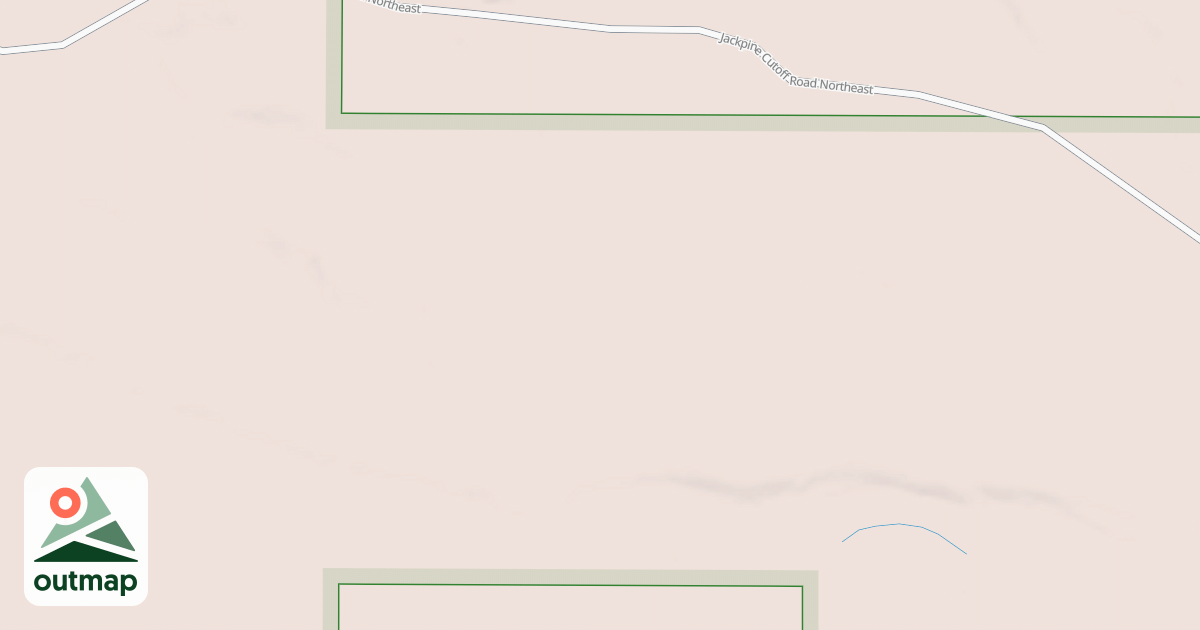 Map of JACKPINE CUTOFF ROAD SPUR B