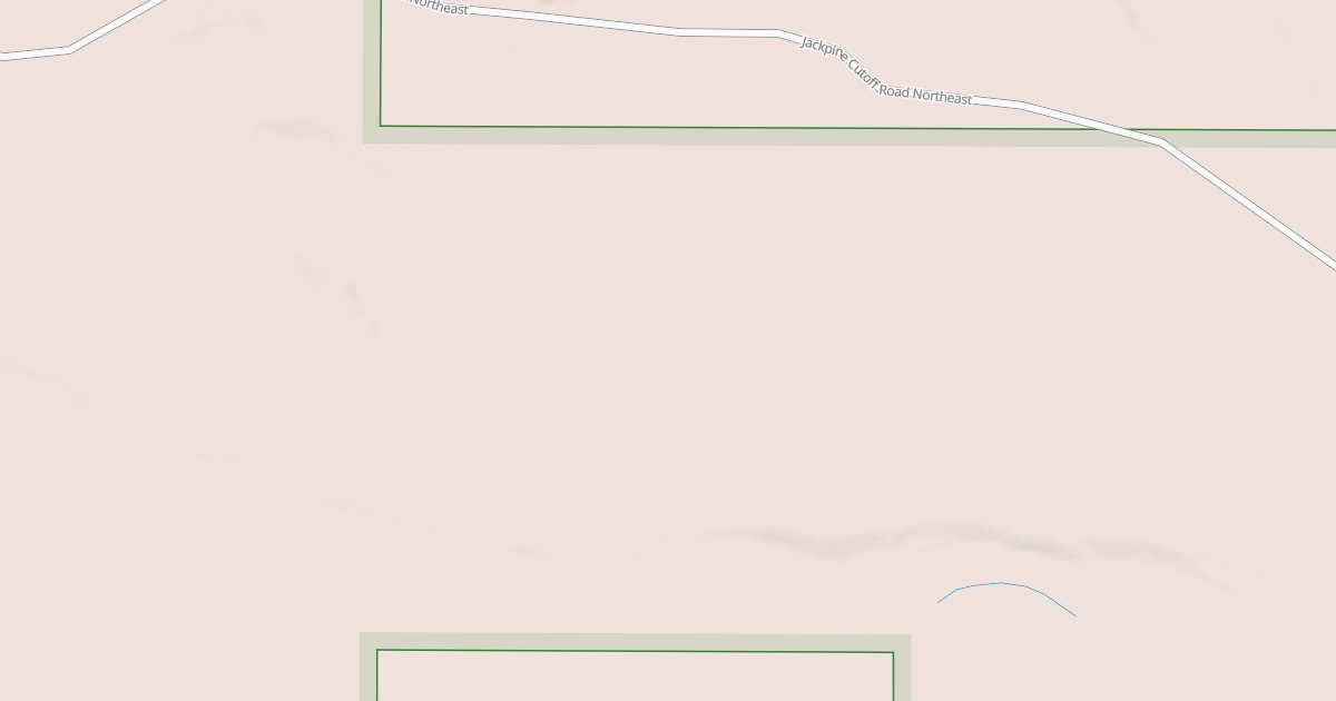 Map preview of JACKPINE CUTOFF ROAD SPUR B