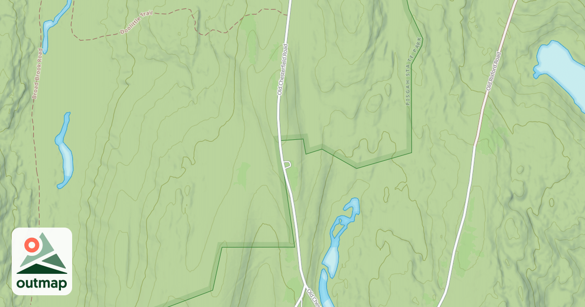 Map of Old Chesterfield Road