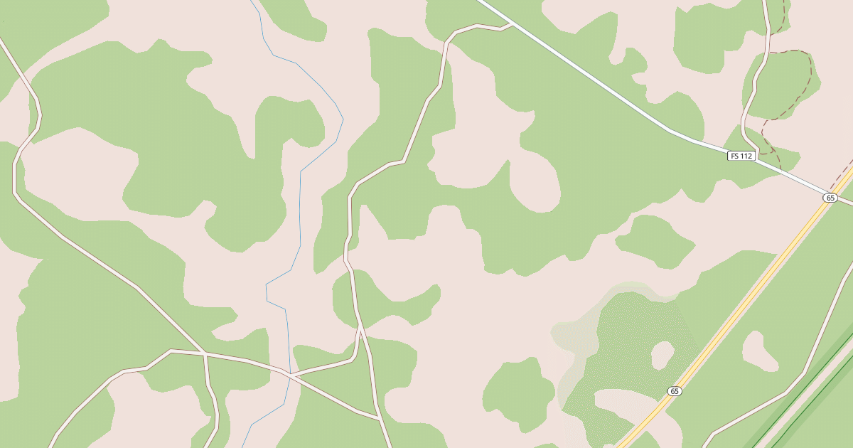 Map preview of USFS National Forest System Roads {84D9468A-08D0-4FBD-90DC-96D19F86CE46}