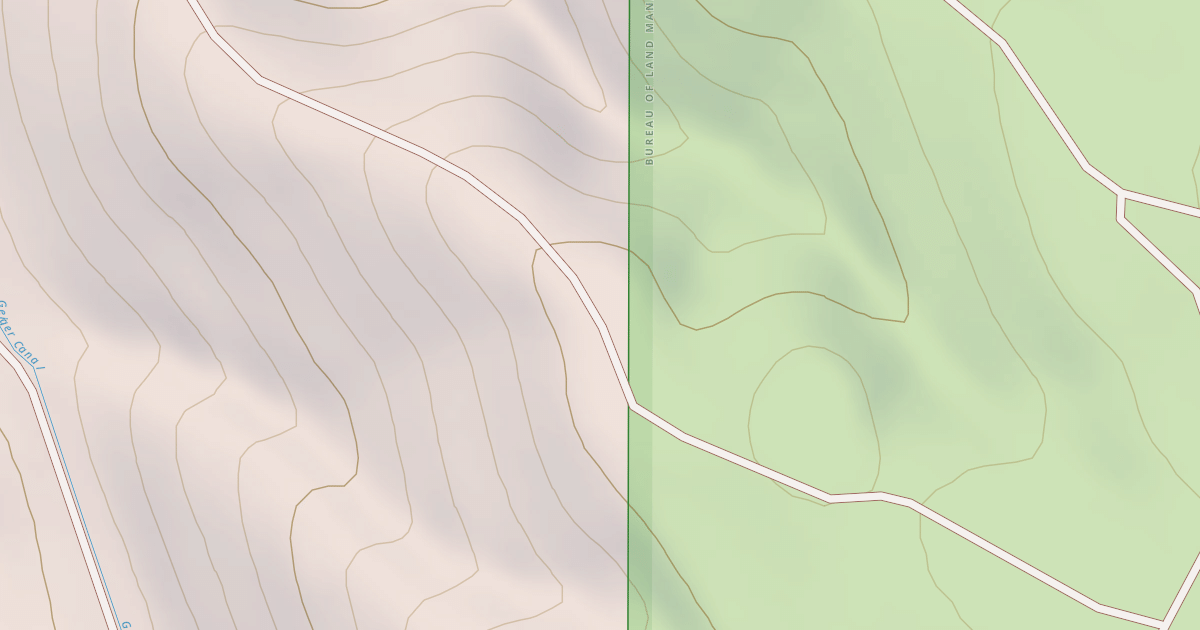 Map preview of BLM National GTLF Public Motorized Roads 3f2ce659-2e24-4a5a-a6f2-0c28f4185415