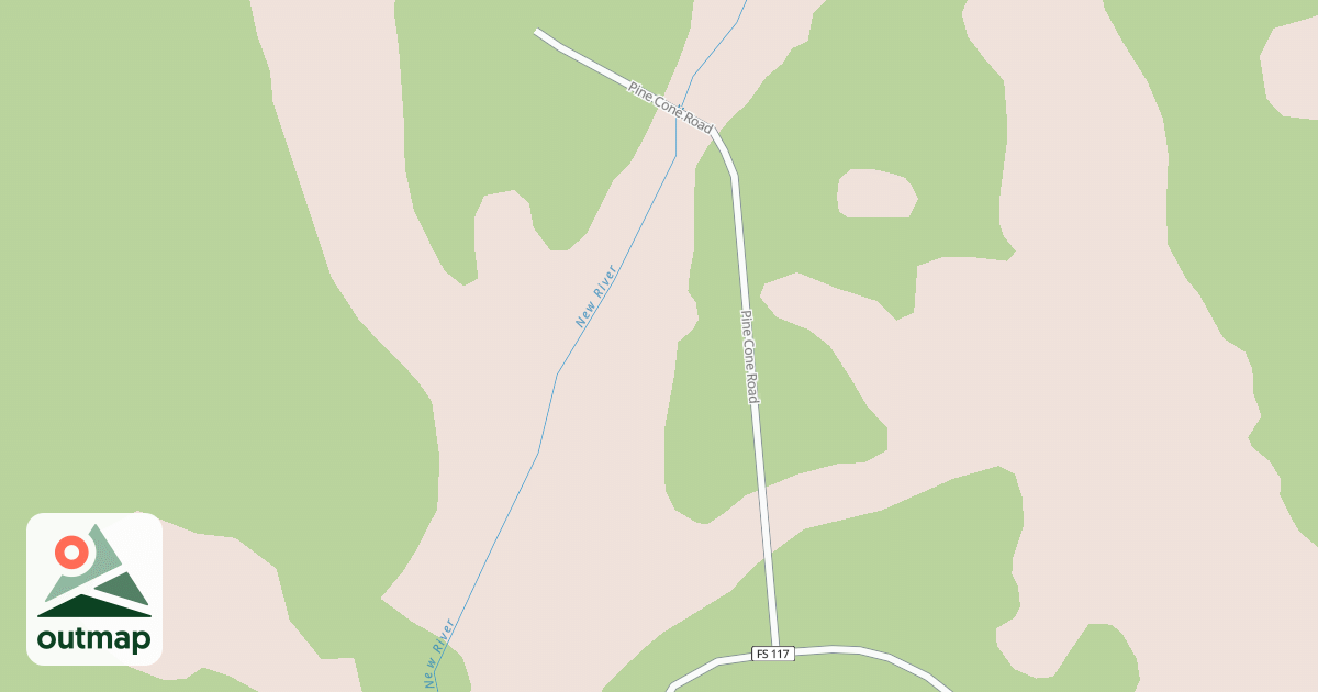 Map of PINE CONE
