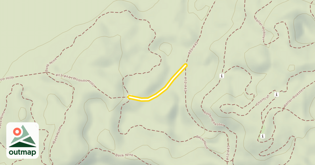 Map of #13-#43 (Woohoo Hill)