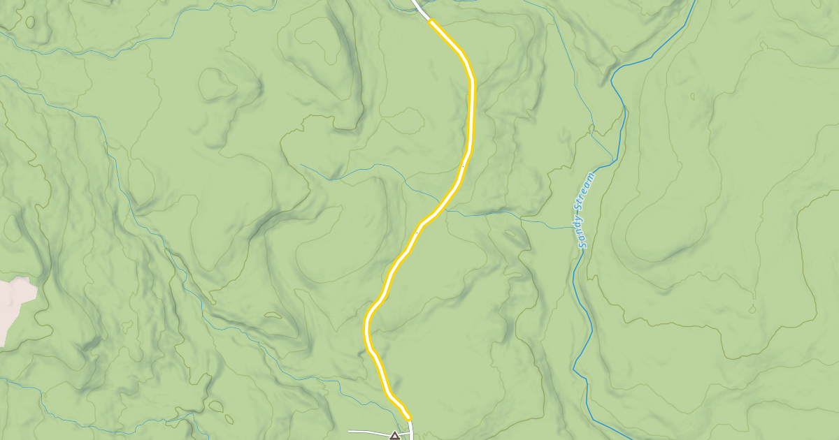 Map preview of Roaring Brook Road