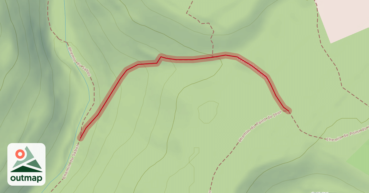 Map of Vers Point du Jour