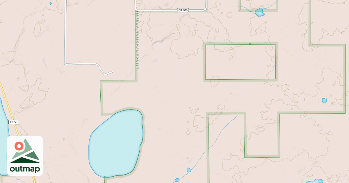 Map of HANSON LAKE ROAD