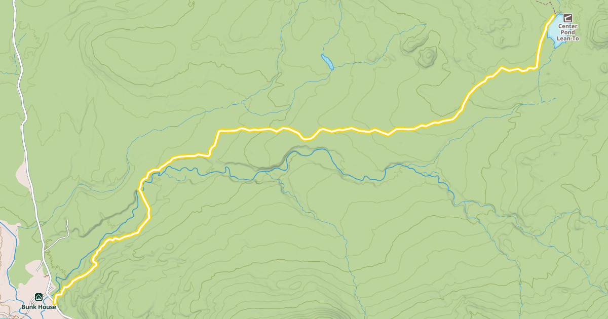 Map preview of Wassataquoik Lake Trail