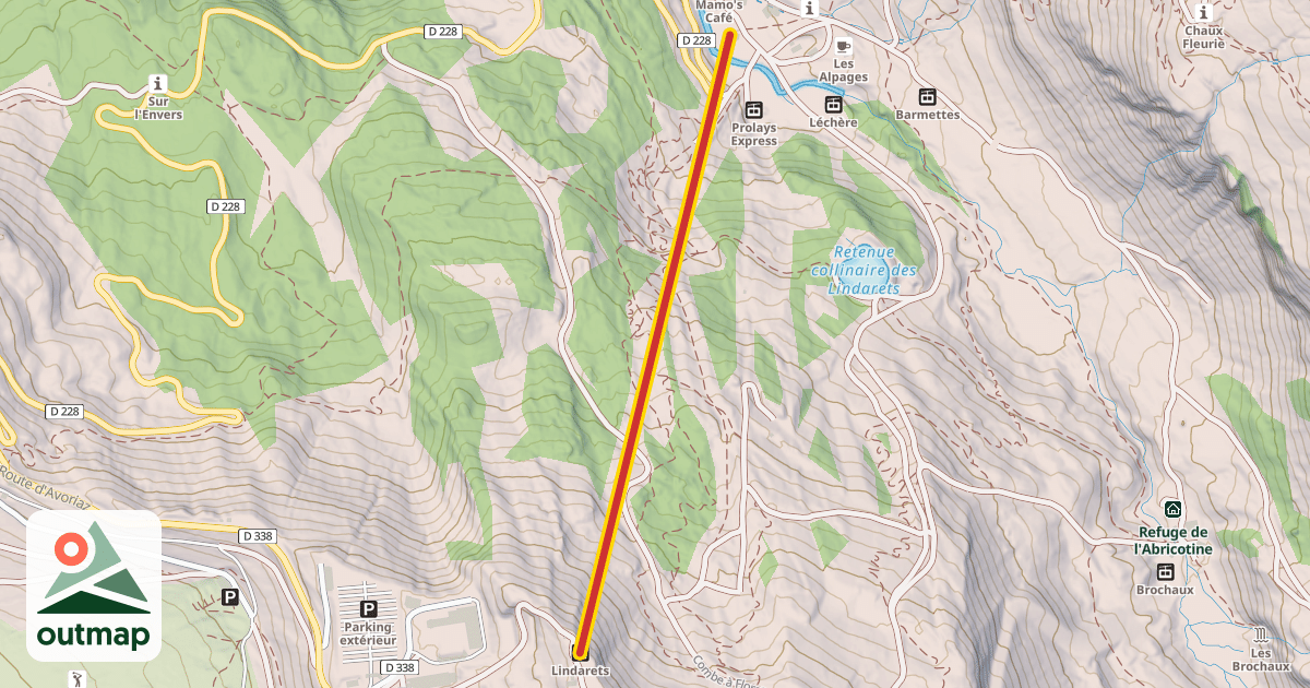 Map of Lindarets