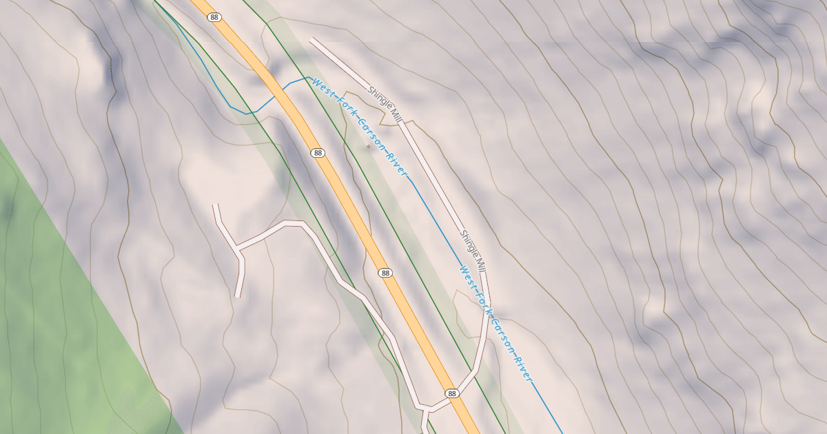 Map preview of HIDDEN CANYON ROAD