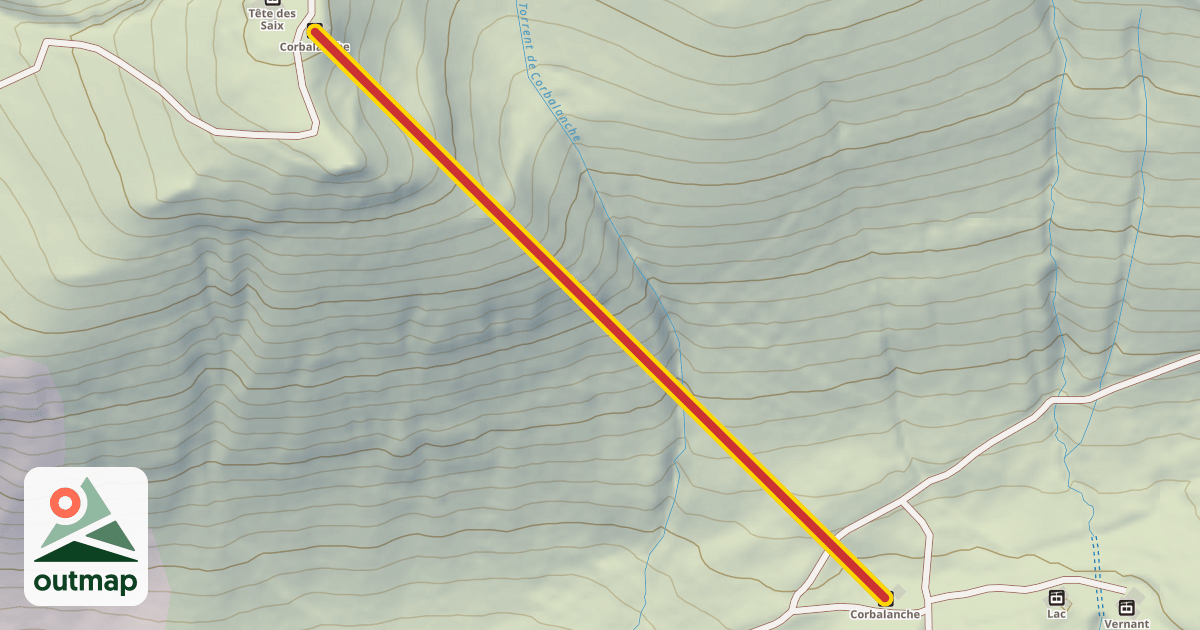 Map of Corbalanche