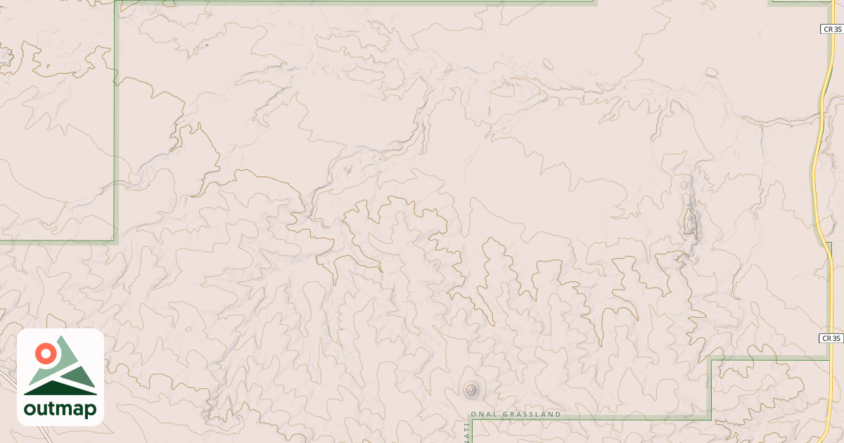 Map of LONE BUTTE
