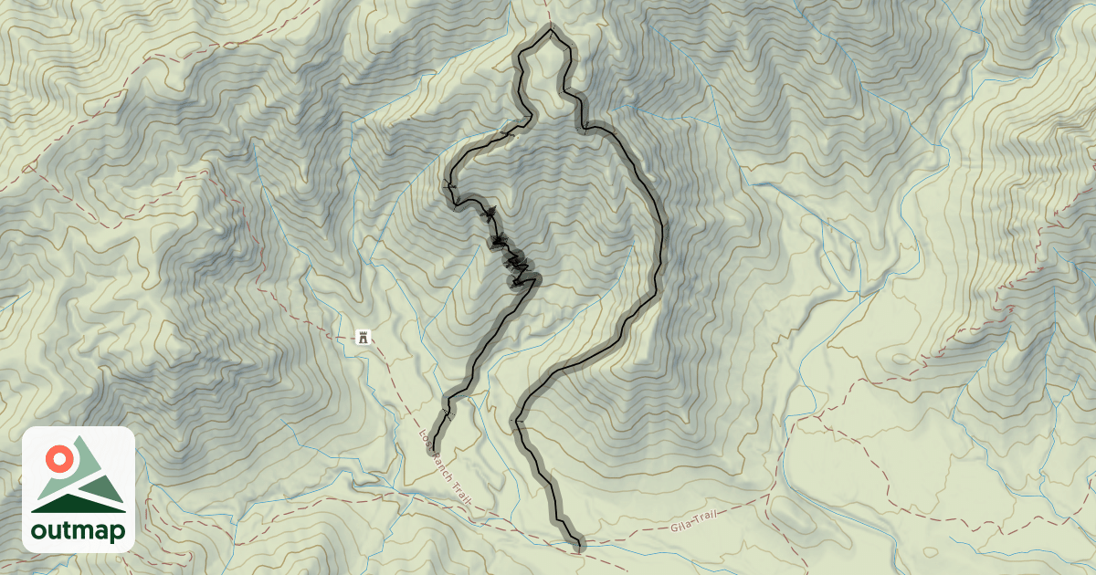 Map of Prospector Loop