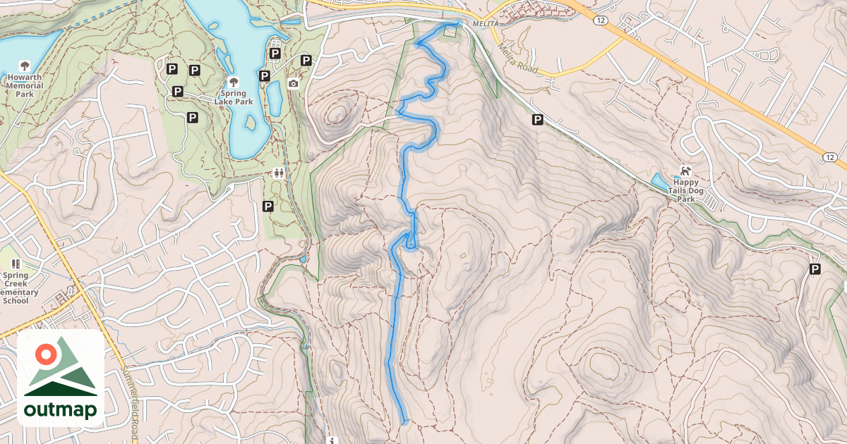 Map of Cobblestone Trail