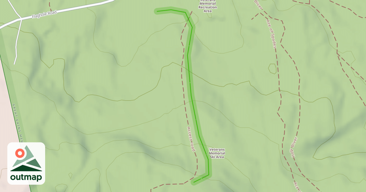 Map of Vet's Trail