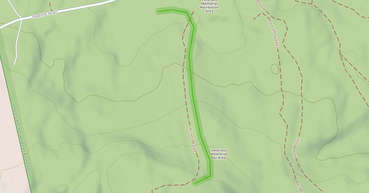 Map preview of Vet's Trail