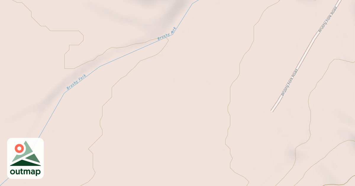 Map of Brushy Fork