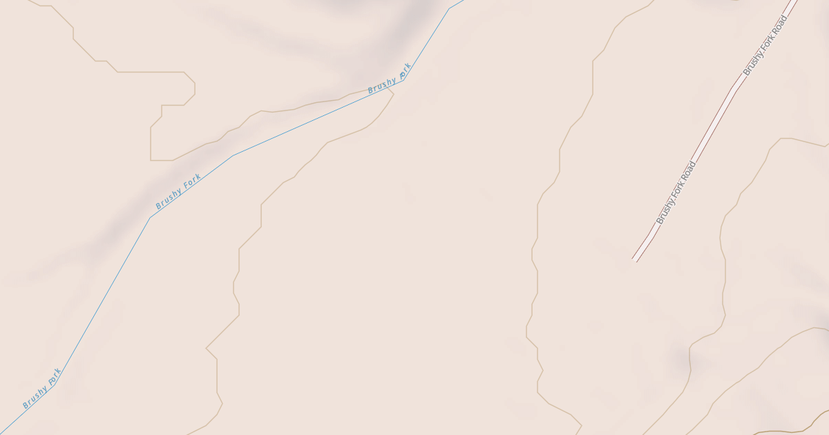 Map preview of Brushy Fork