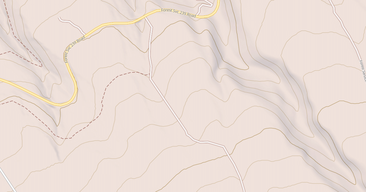 Map preview of USFS National Forest System Roads {A25A34EC-A583-4D9A-92B3-561A4CC69604}