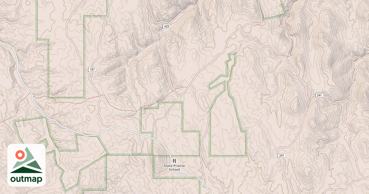 Map of BITTERSWEET CREEK