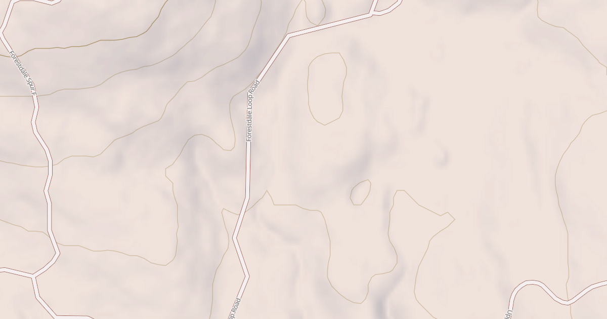 Map preview of FORESTDALE SPUR G