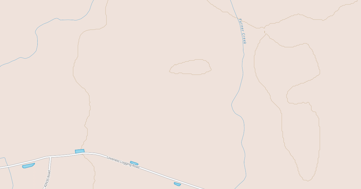 Map preview of LOVENESS RD SPUR