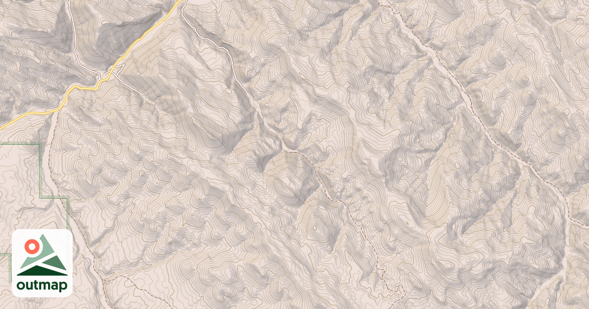 Map of RASH CANYON