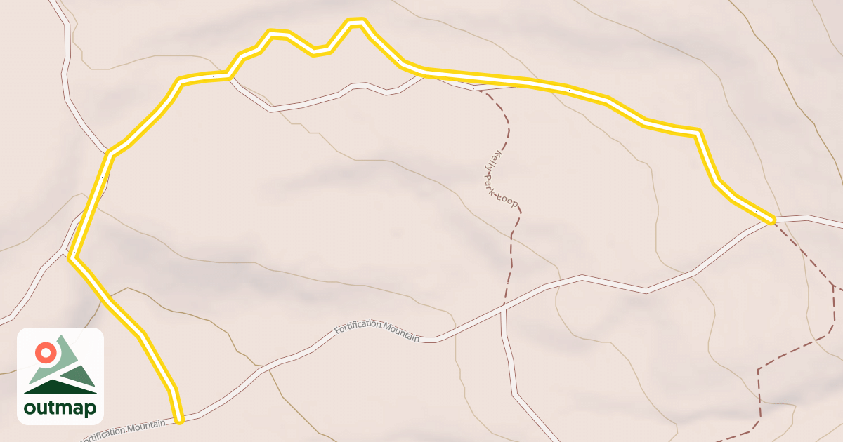 Map of Kelly Park Loop