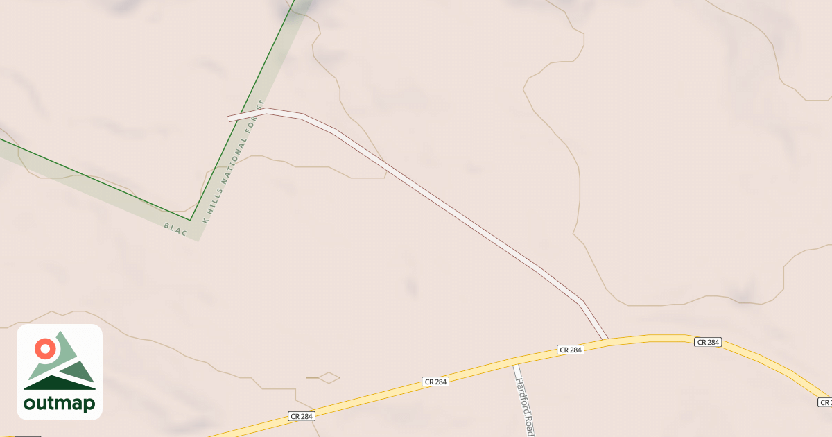 Map of CUSTER LIMESTONE BR 1D