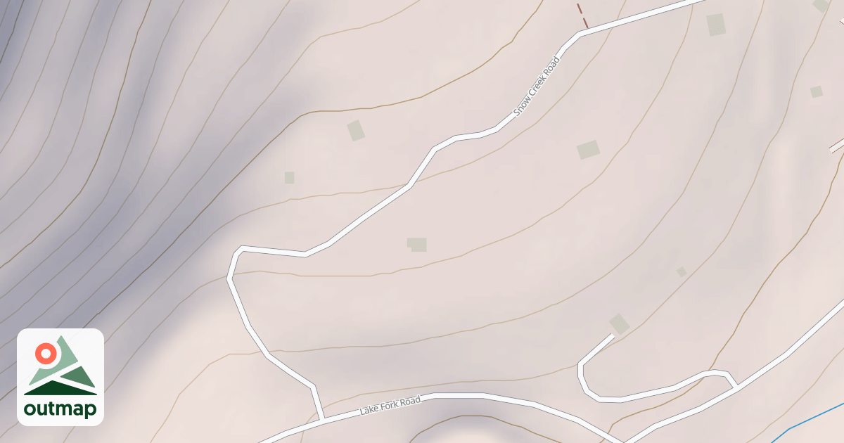 Map of SNOW CREEK SUMMER HOMES