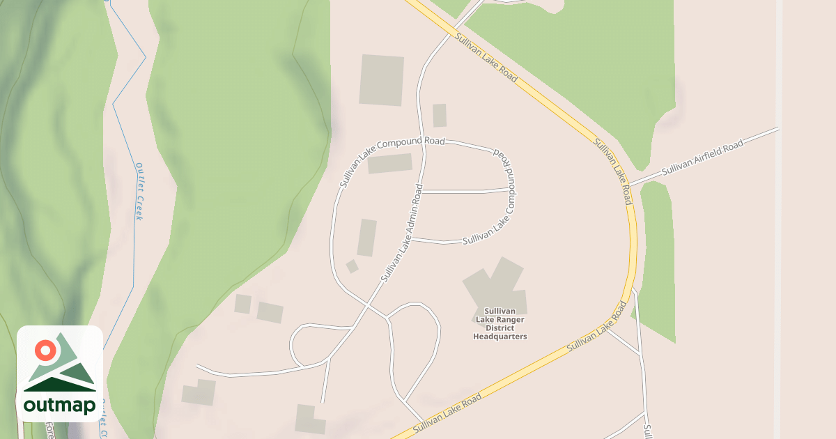Map of SULLIVAN LAKE COMPOUND