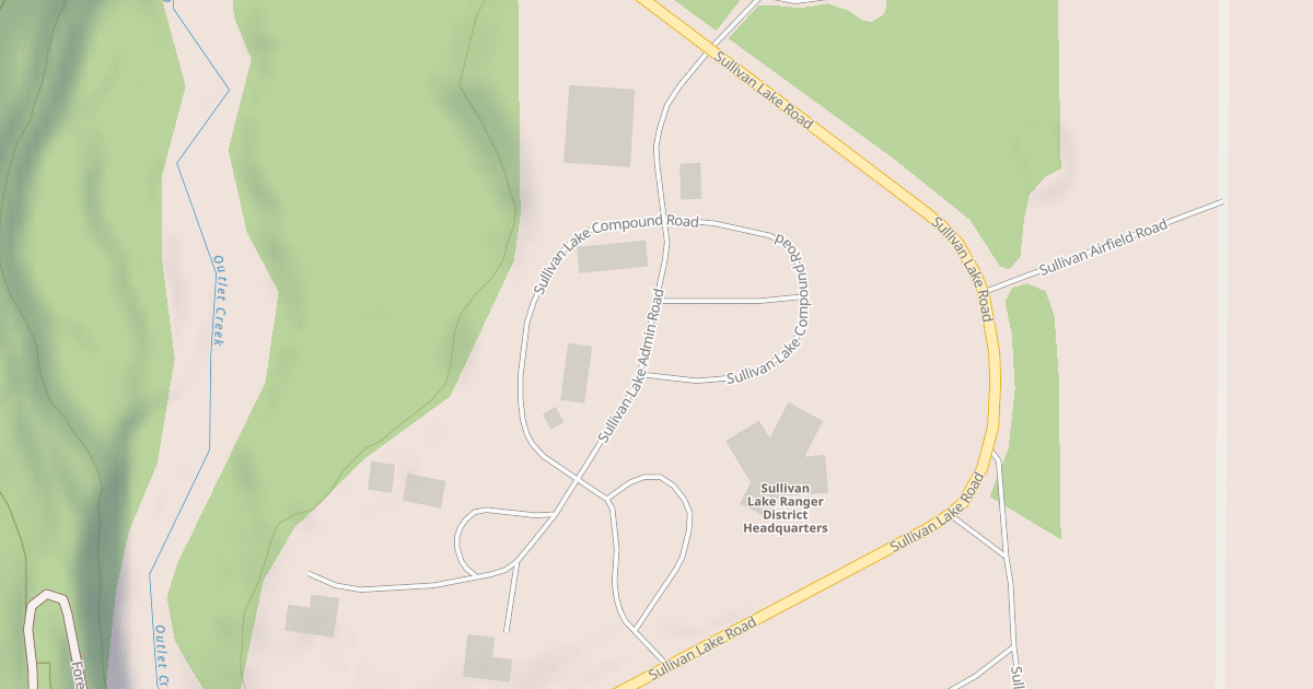 Map preview of SULLIVAN LAKE COMPOUND