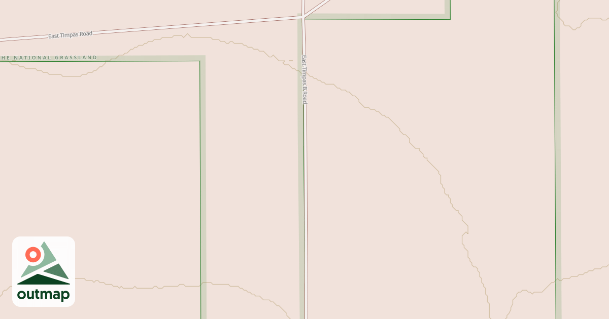 Map of EAST TIMPAS B