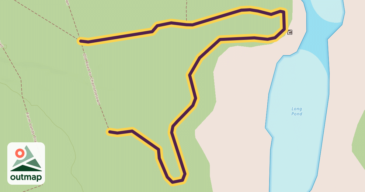 Map of Bubbling Springs Trail
