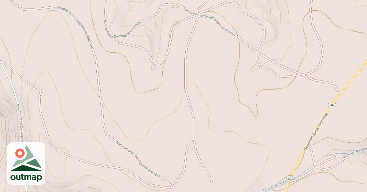 Map of USFS National Forest System Roads {4853F522-F413-4A69-B110-3E83EAC3B2B8}
