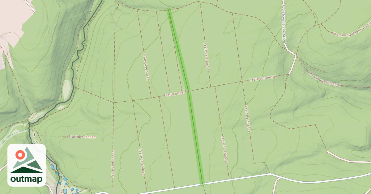 Map of Trait de chasse