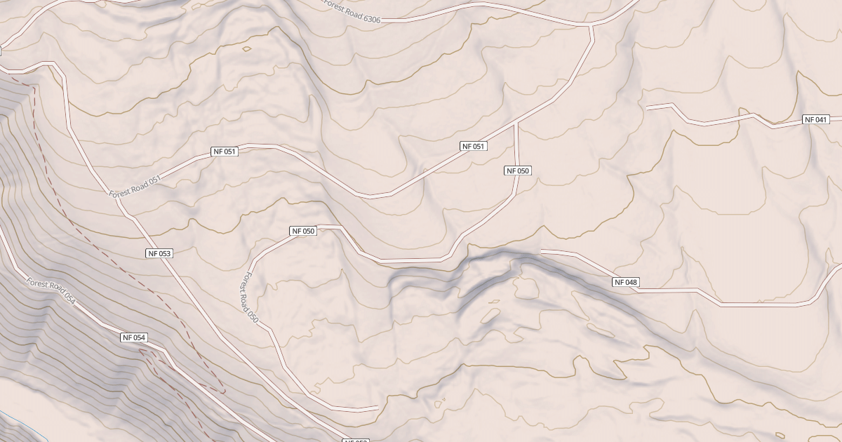 Map preview of USFS Motor Vehicle Use Map Roads {AB9B9277-272B-4965-B486-38E1D4E26266}