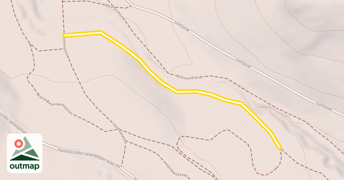 Map of Rodeo Trail