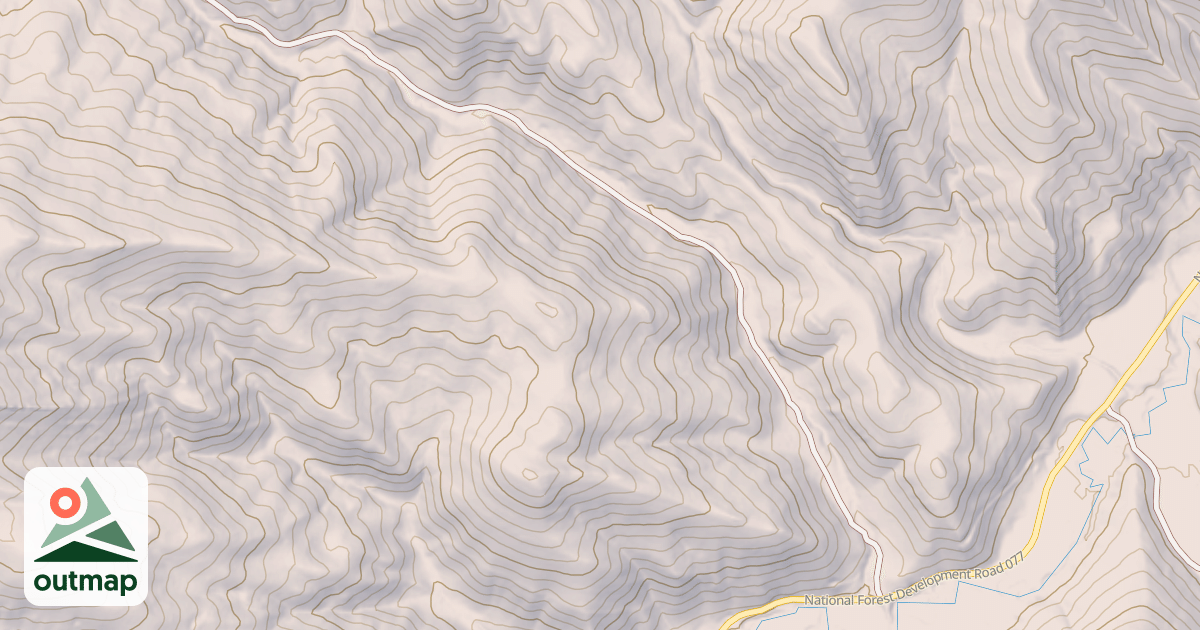 Map of Porcupine Creek
