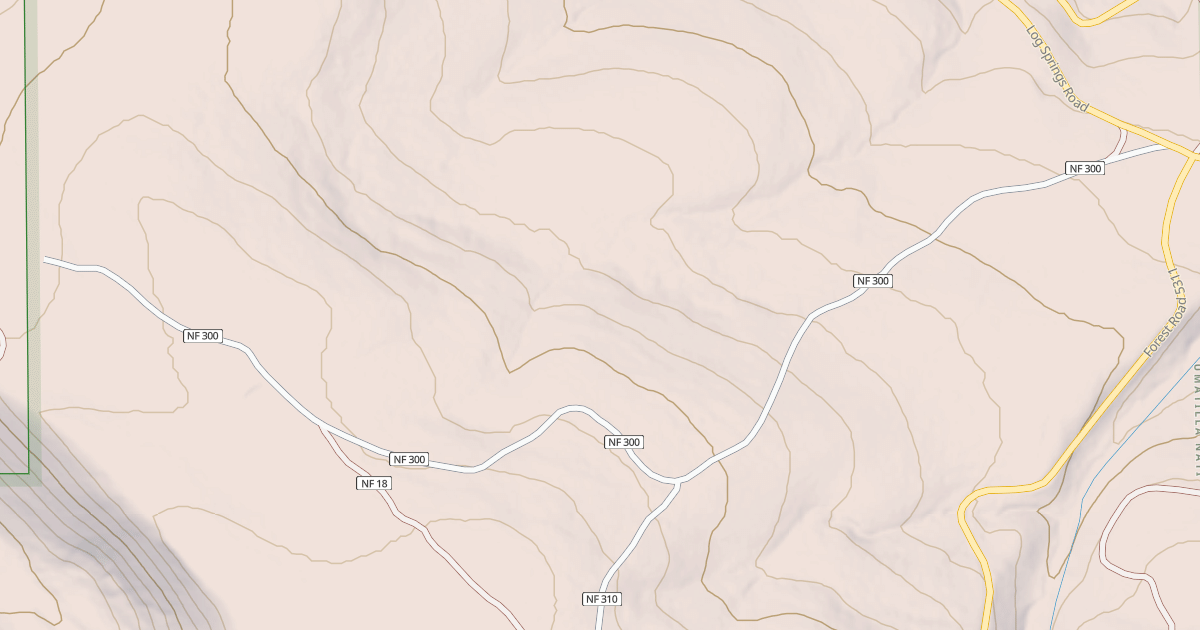 Map preview of USFS Motor Vehicle Use Map Roads {63862284-0BD2-4467-AFD0-B0966727E0FB}