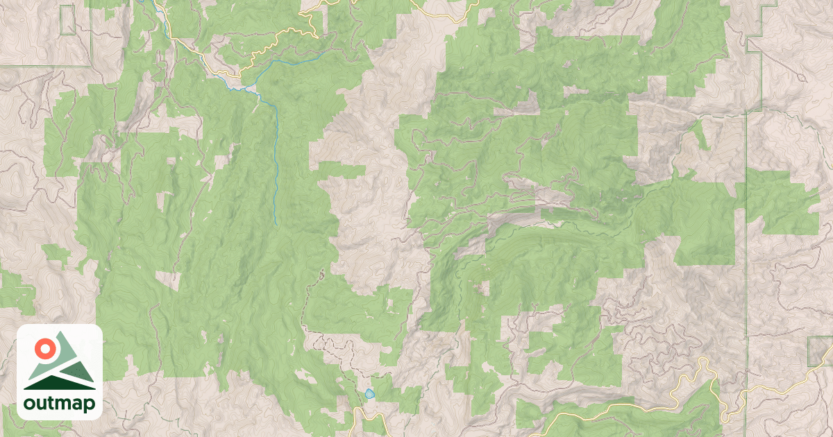 Map of LADD CANYON ROAD