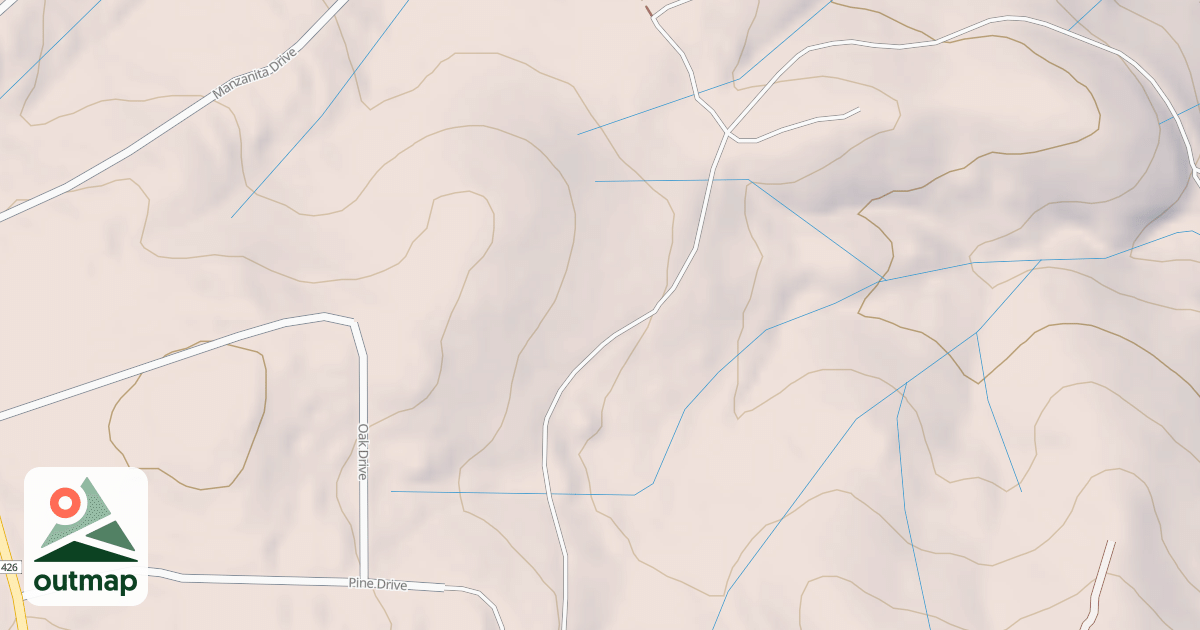 Map of BROKEN SHOVEL MINE C SPUR