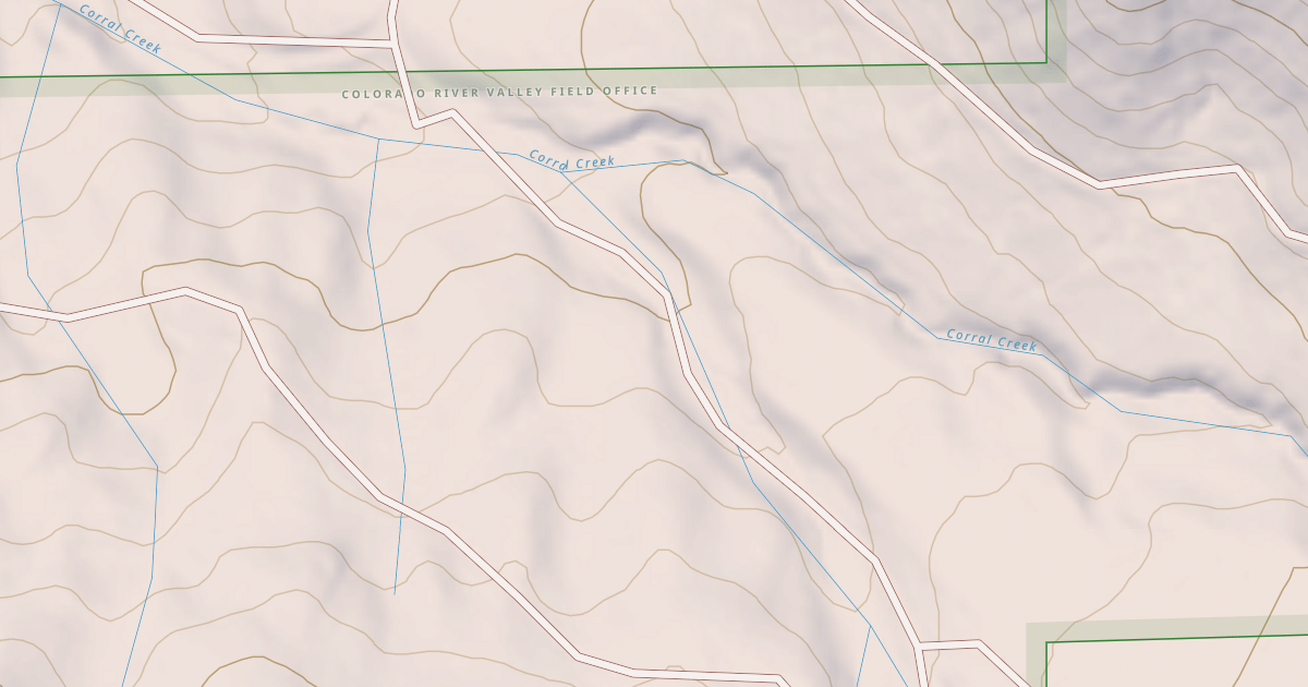 Map preview of BLM National GTLF Public Motorized Trails 2abeaec4-c322-4fec-bfa0-80e1190eed16