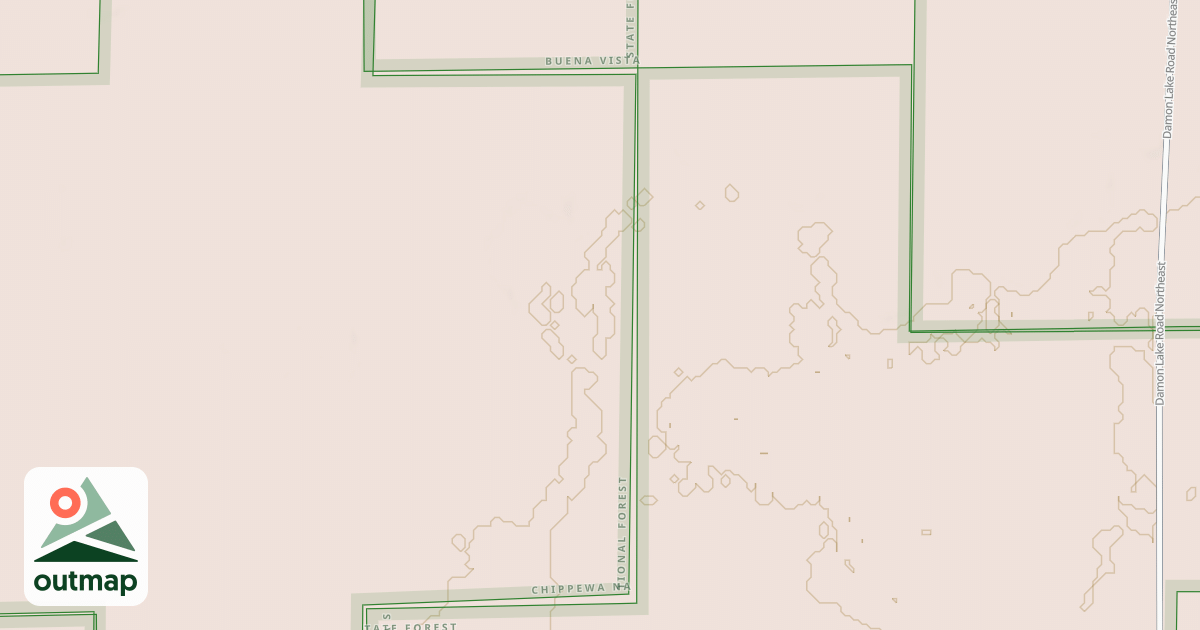 Map of MOOSE LAKE ROAD