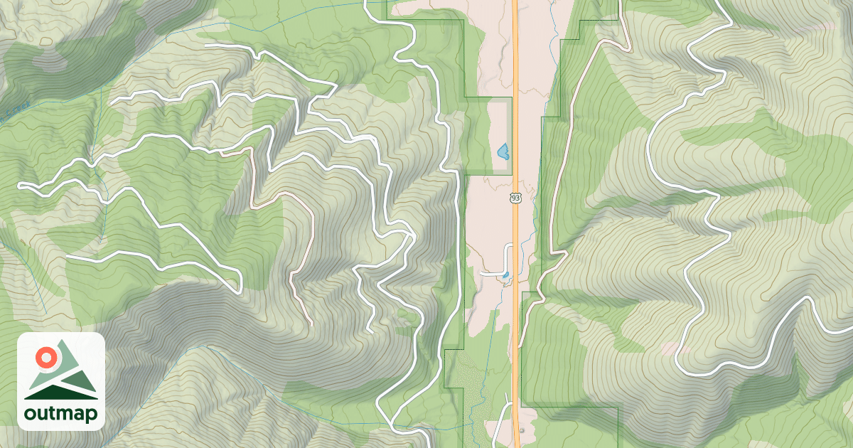 Map of (FDR) WAUGH GULCH