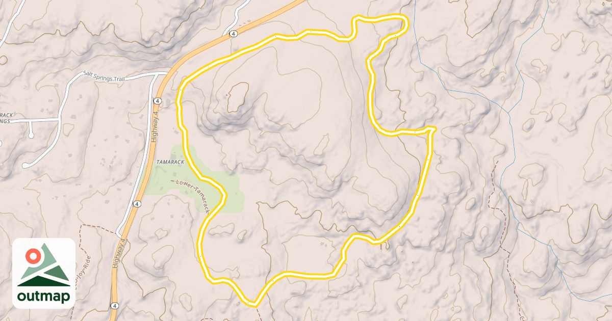 Map of 21. Jack's Trail